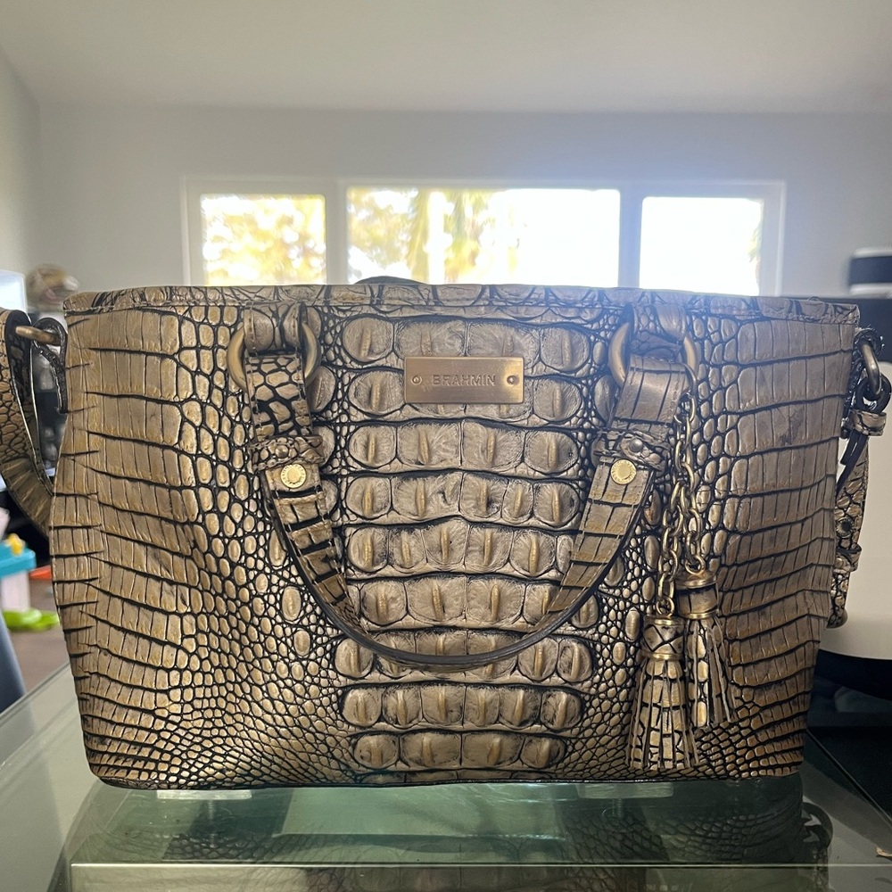 Brahmin Esme Gold Bag